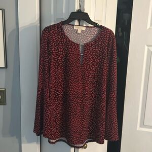Michael Kors long sleeve bell blouse